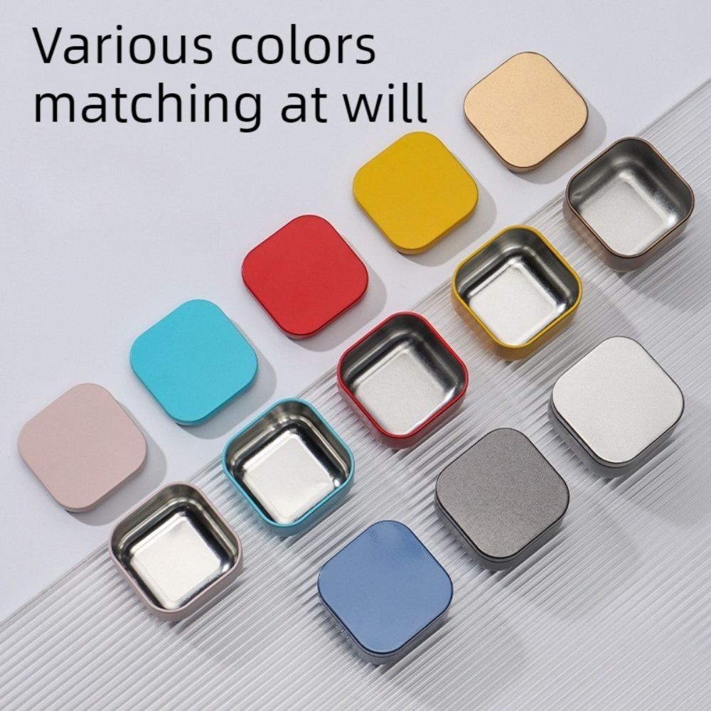 20個入り、50mlの空の正方形型キャンドルジャー。金属製の - Candle Containers のレビューと価格