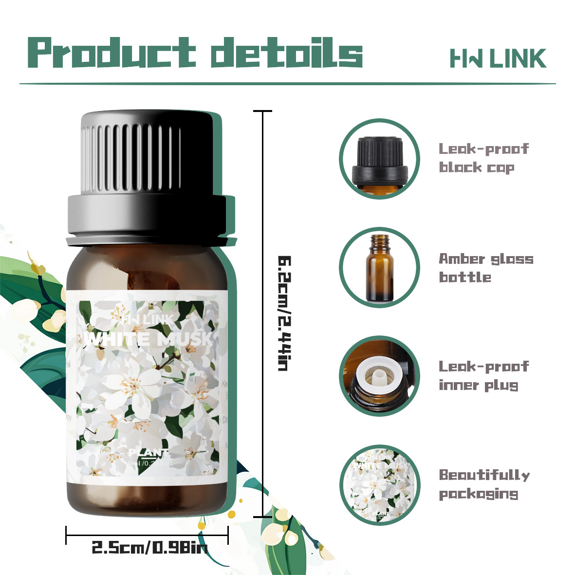 10ml ホワイトムスクフレグランスオイル 女性用 加湿器、 - Candle Fragrance のレビューと価格