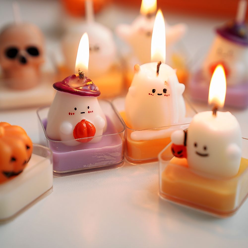 ハロウィンアロマセラピーキャンドル　ゴーストの香り　新作スタ - Paraffin Wax のレビューと価格
