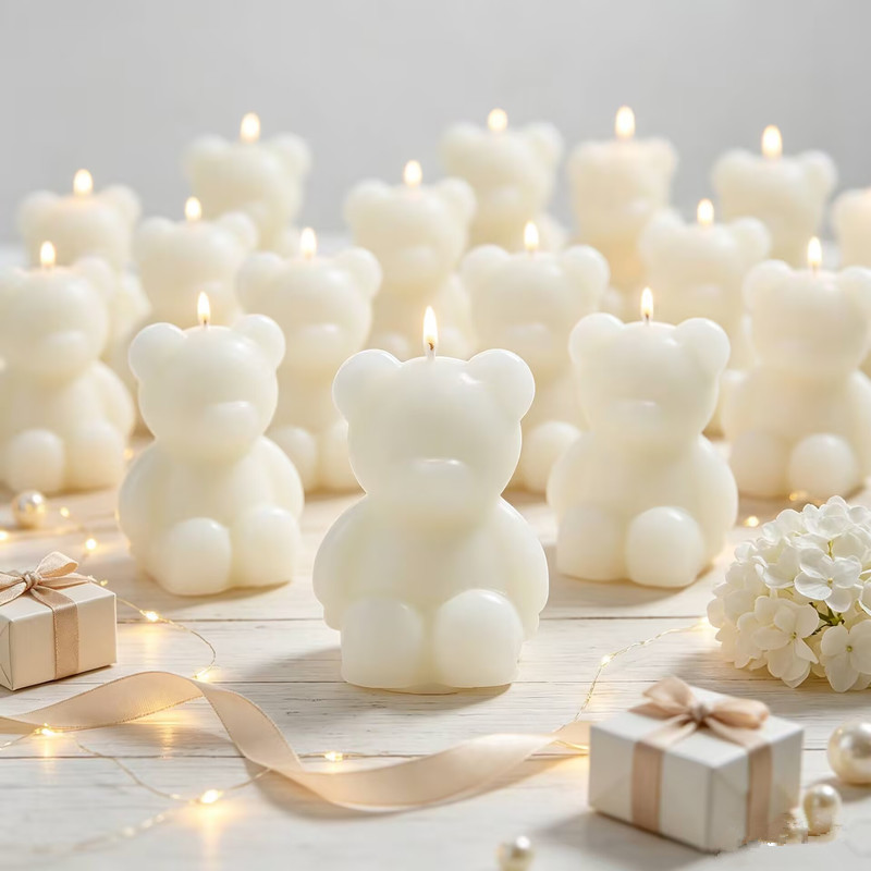 50個入り、シャワーキャンドル。ゲストへのプレゼントや、ベビ - Paraffin Wax のレビューと価格