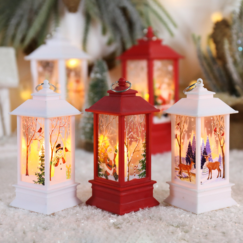 1 個クリスマス風ランプキャンドルテーブルランプ 12.5  - Candle Containers のレビューと価格