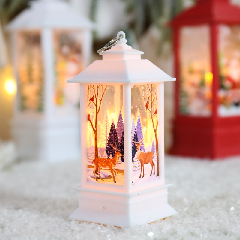 1 個クリスマス風ランプキャンドルテーブルランプ 12.5  - Candle Containers のレビューと価格